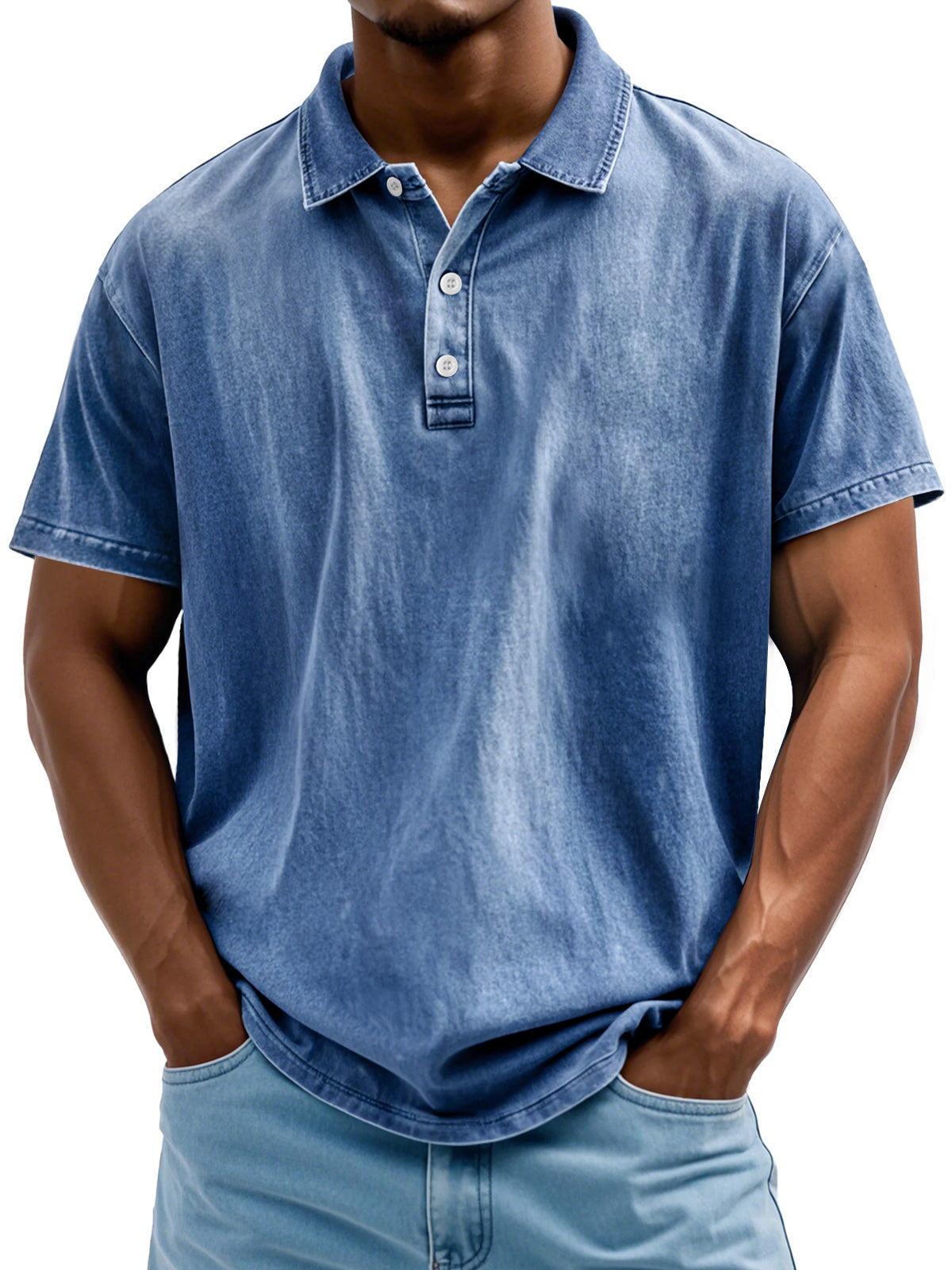 Pure Baumwolle Polo Hemd