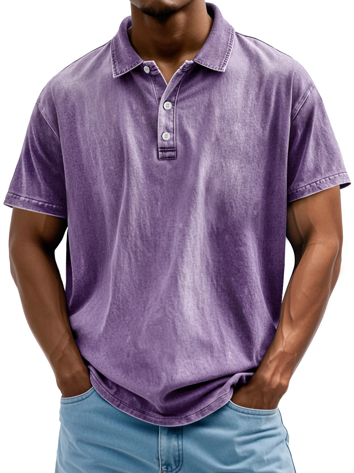 Pure Baumwolle Polo Hemd