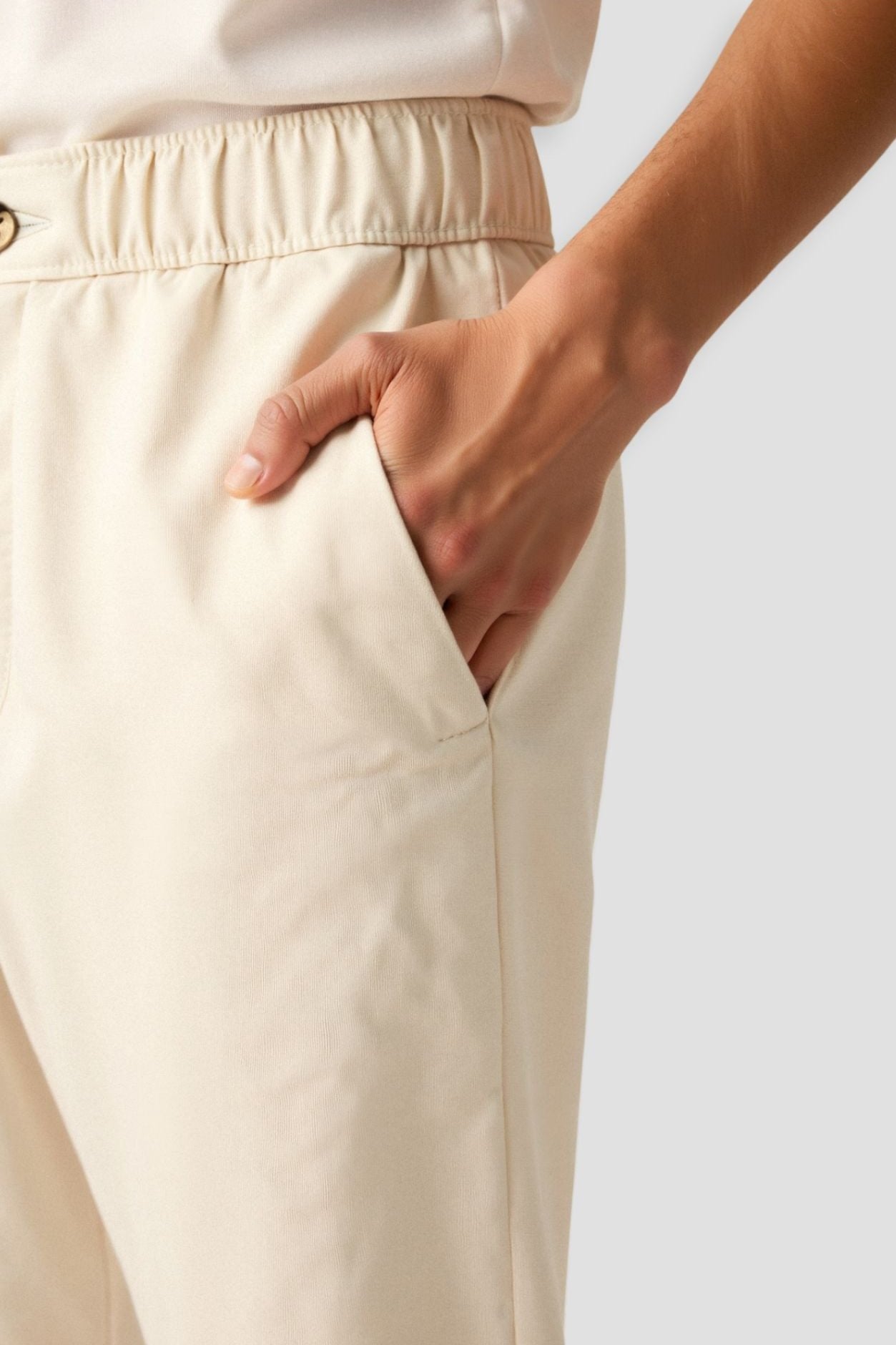 Regular Fit Leinen Loose Pants