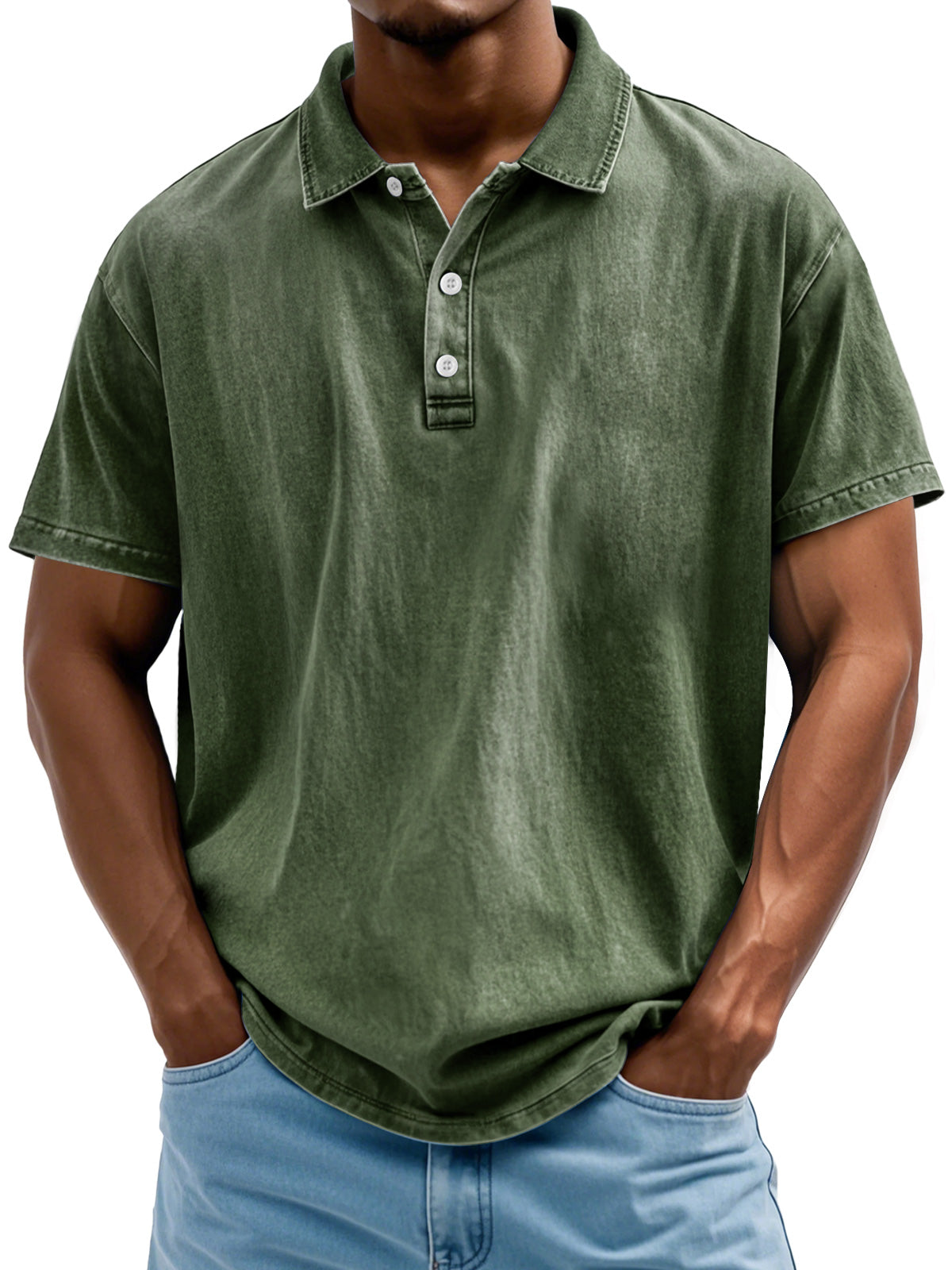 Pure Baumwolle Polo Hemd