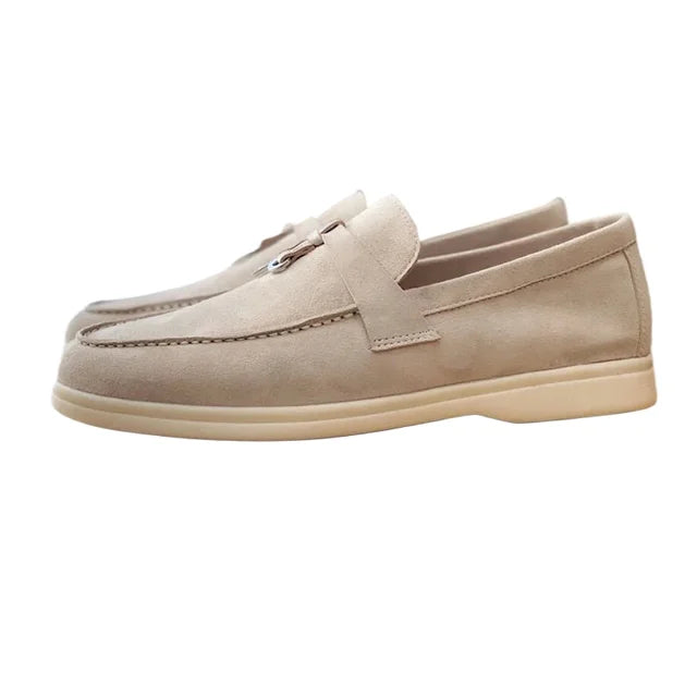 - Suede Damen Loafers