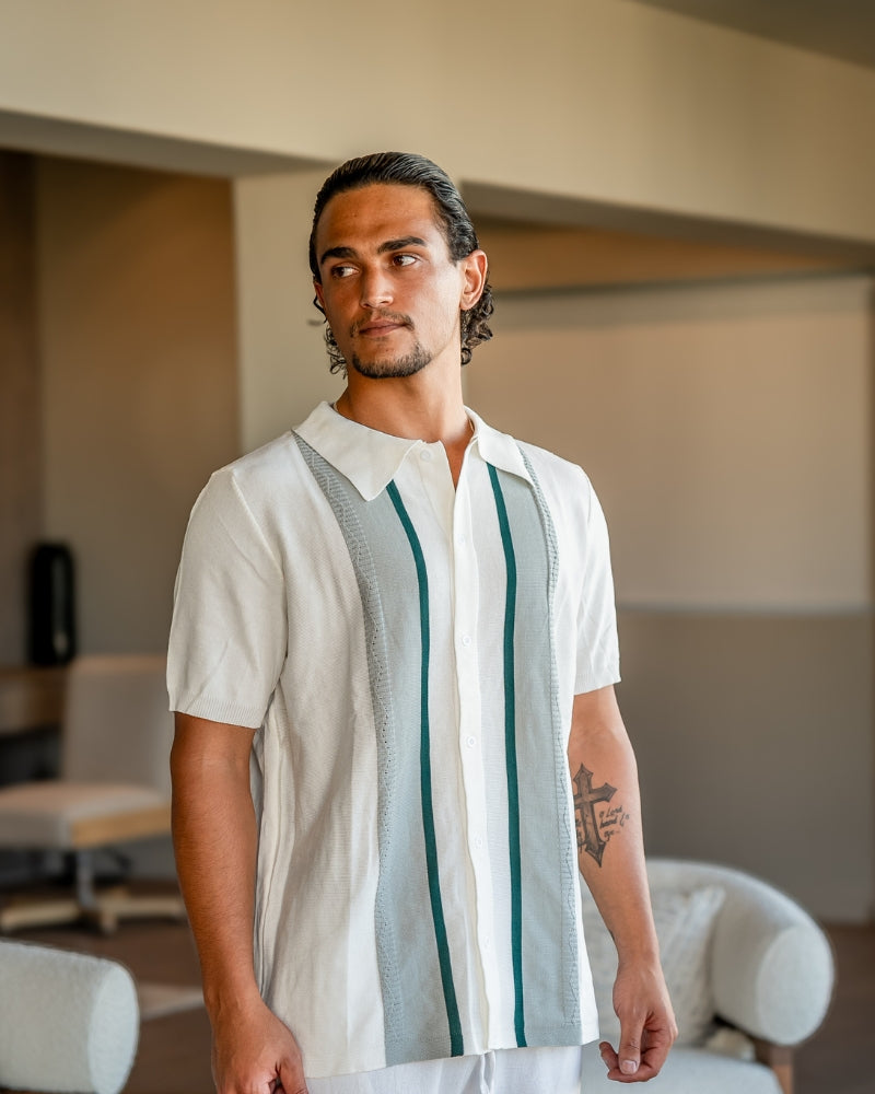 Bradford Strick-Poloshirt
