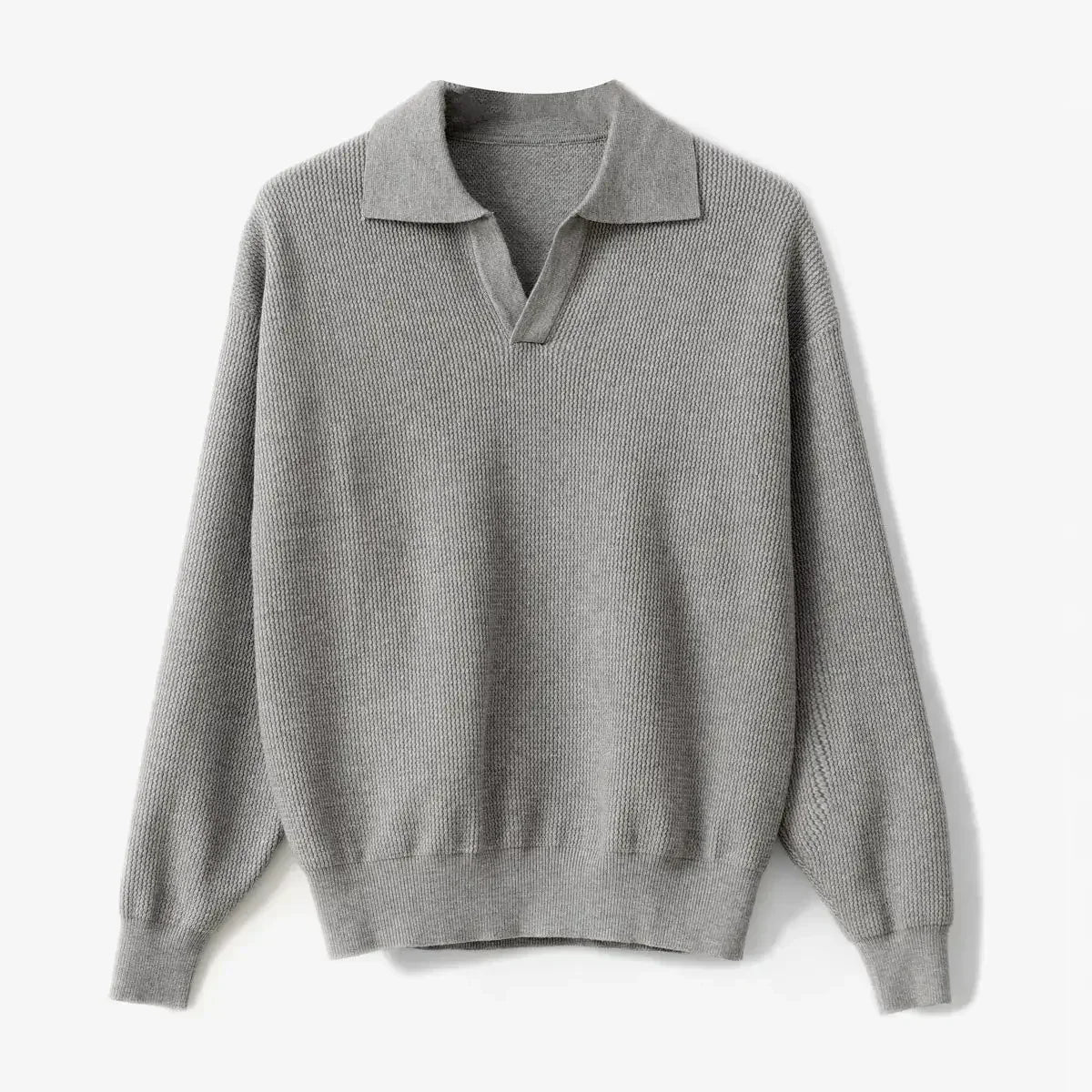 V-neck Polo Pullover